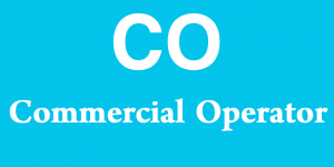 CO - Commercial Operator