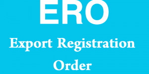 ERO - Export Registration Order