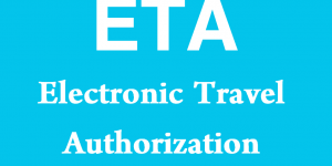 ETA - Electronic Travel Authorization