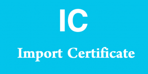 IC - Import Certificate