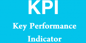 KPI - Key Performance Indicator