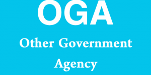 OGA - Other Government Agency