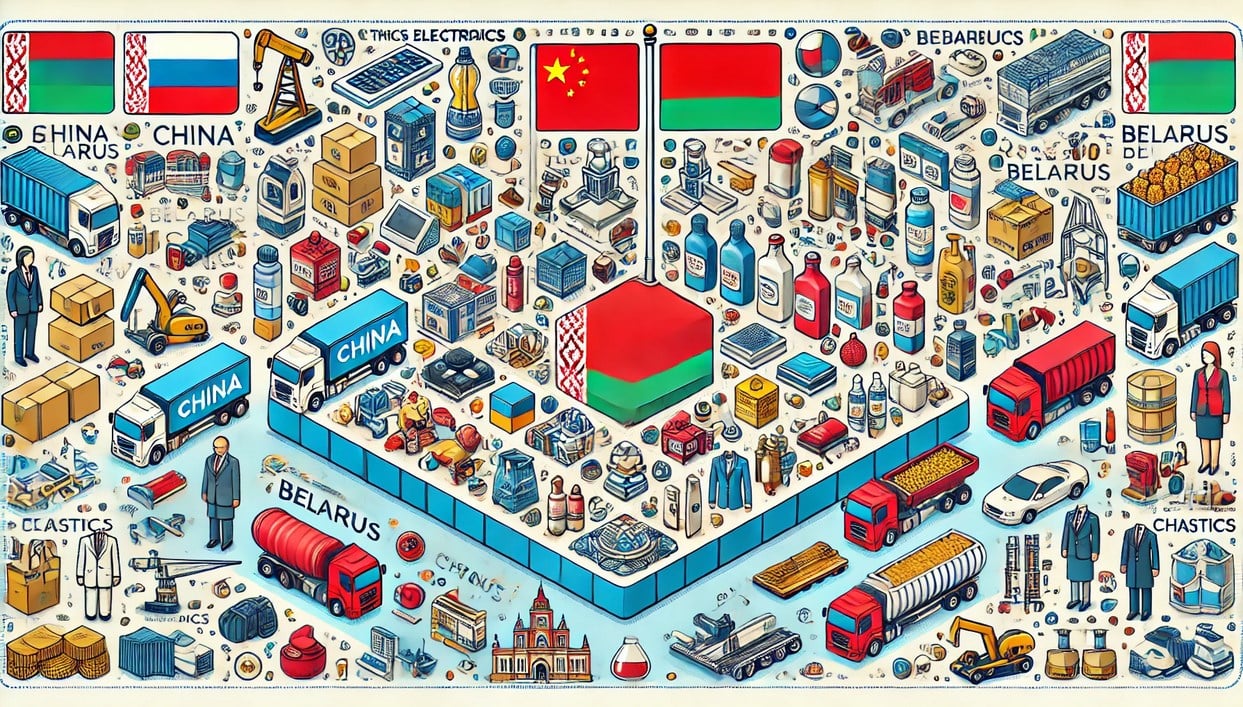 Products Imported from China to Belarus