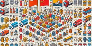 Products Imported from China to Bhutan