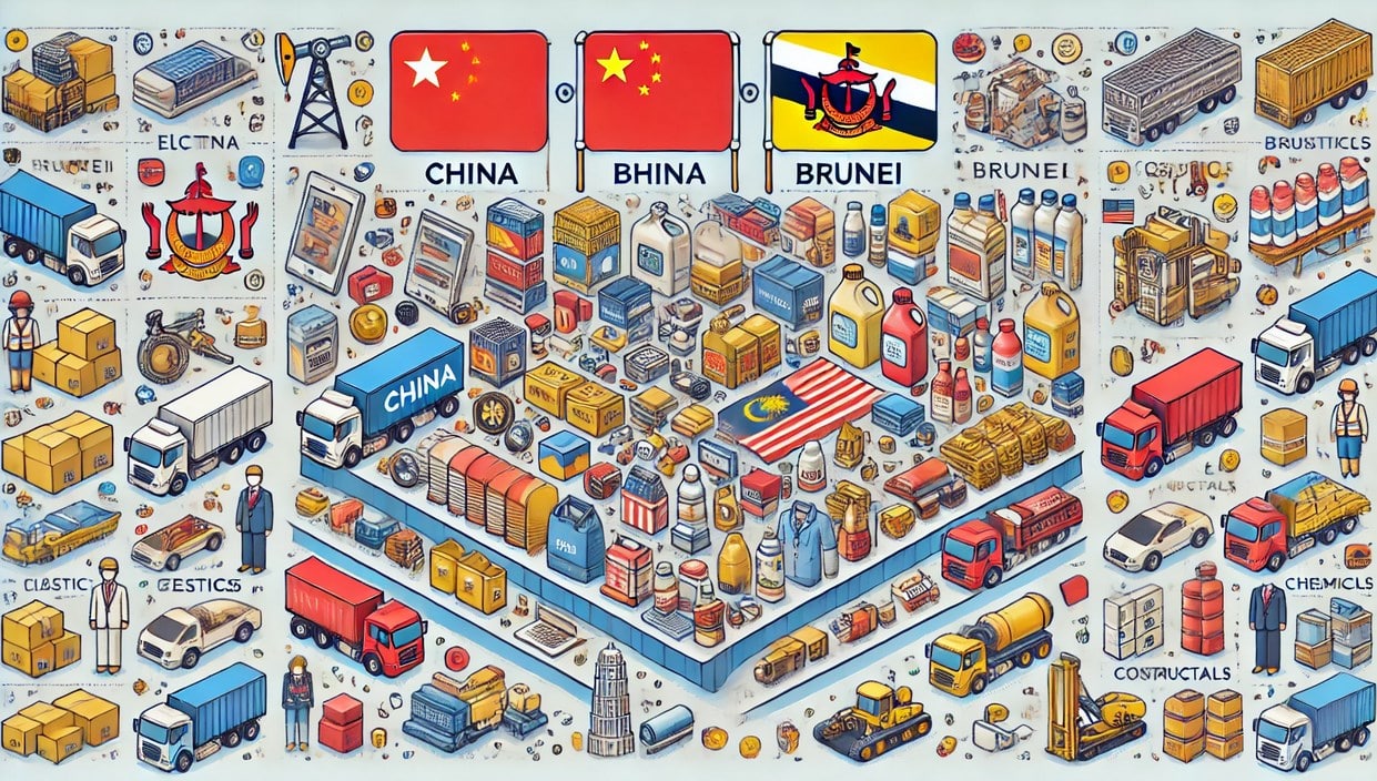 Products Imported from China to Brunei