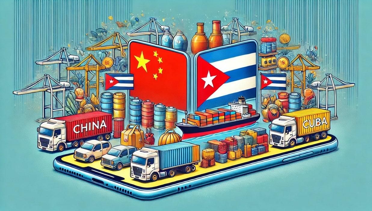 Products Imported from China to Cuba