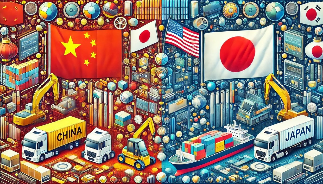 Products Imported from China to Japan
