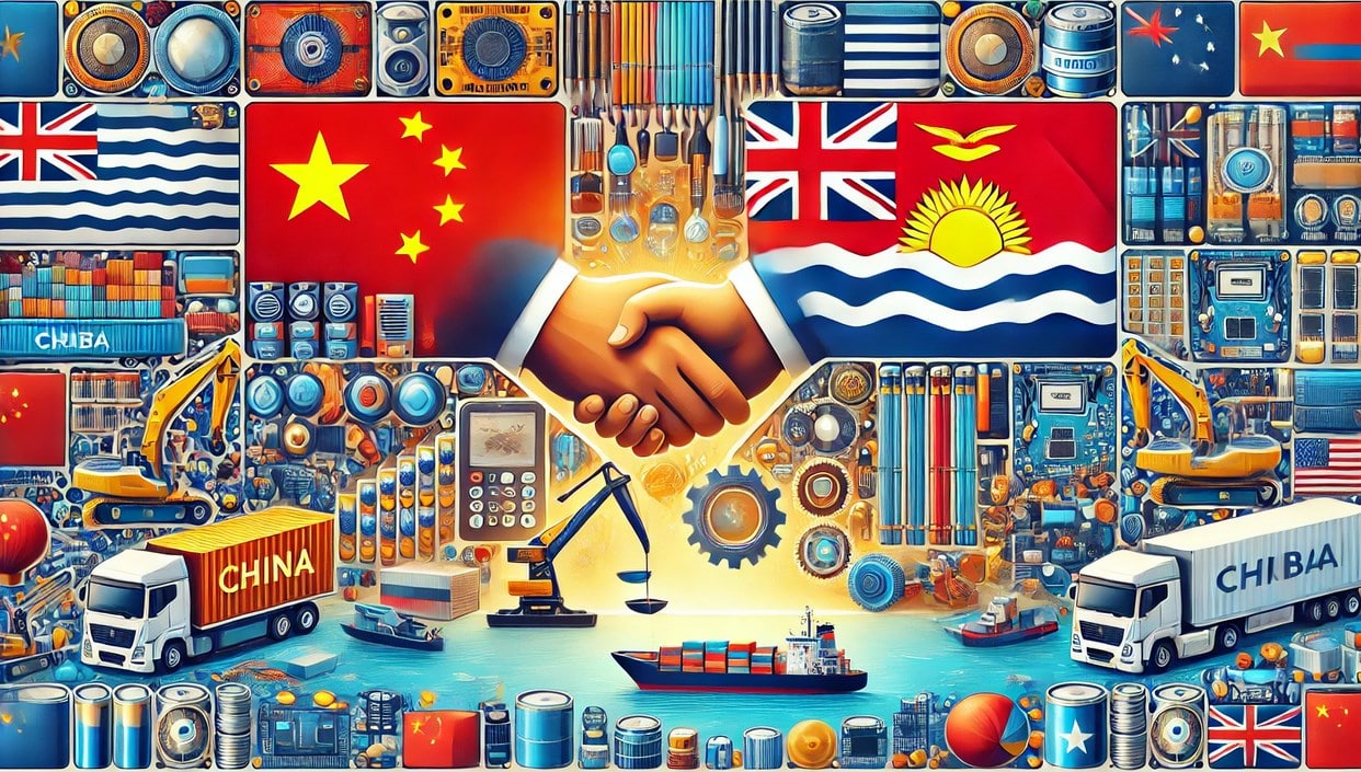 Products Imported from China to Kiribati
