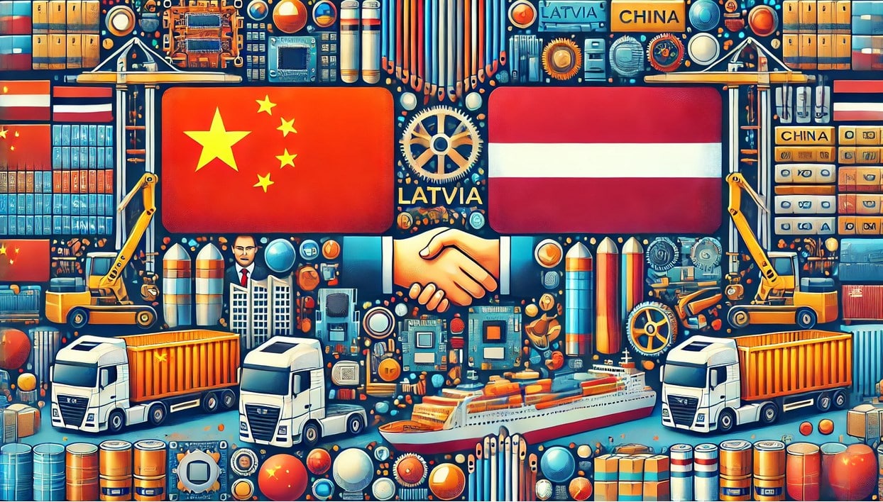 Products Imported from China to Latvia