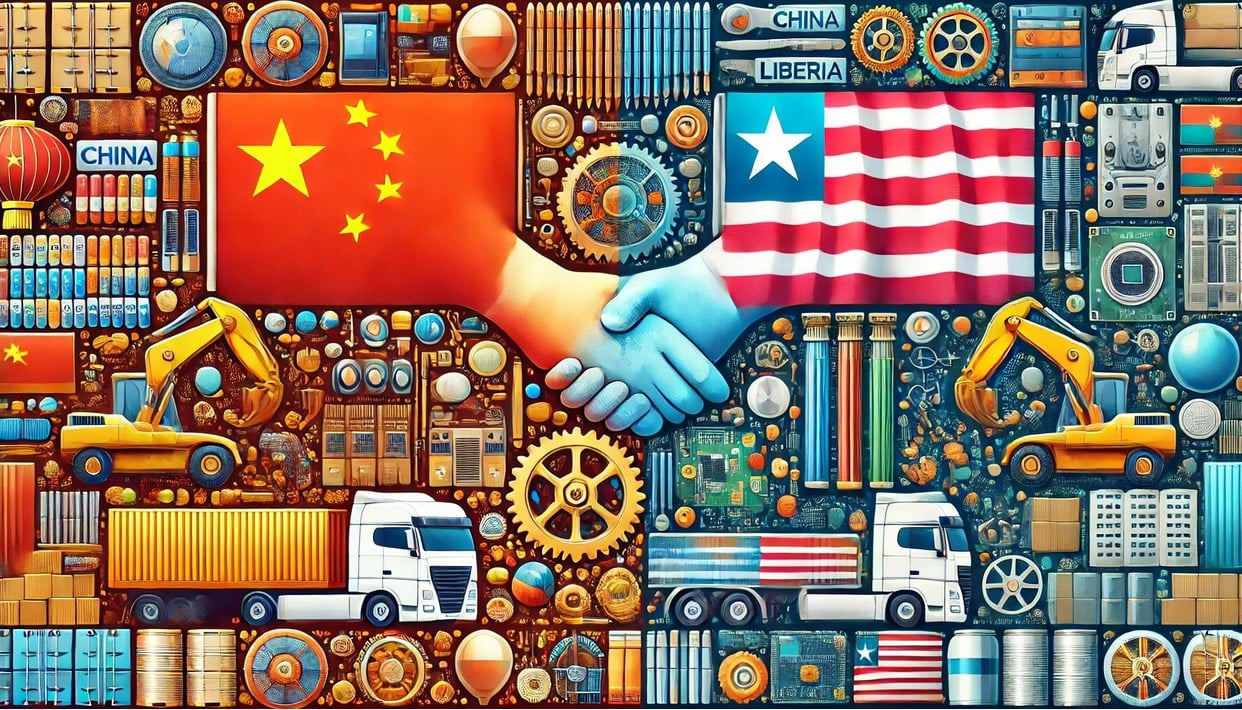 Products Imported from China to Liberia