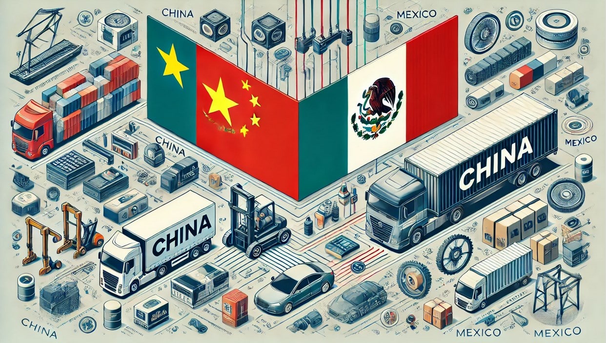 Products Imported from China to Mexico