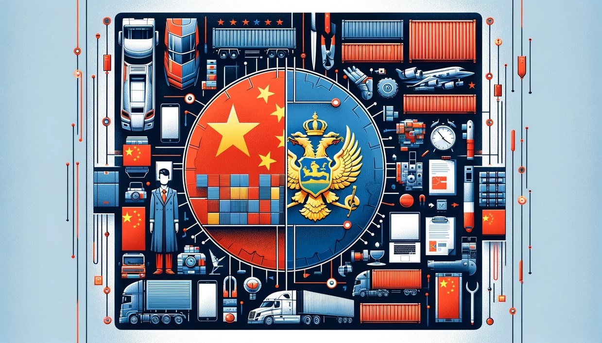 Products Imported from China to Montenegro