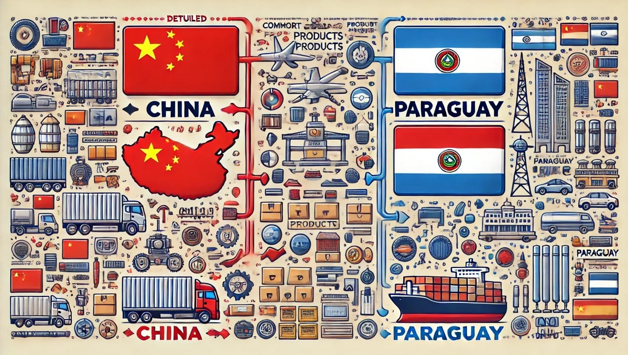 Products Imported from China to Paraguay