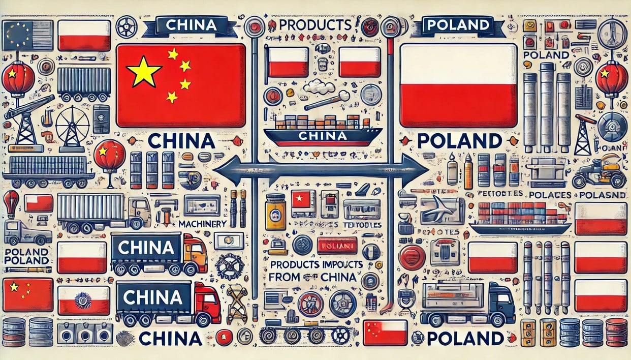 Products Imported from China to Poland