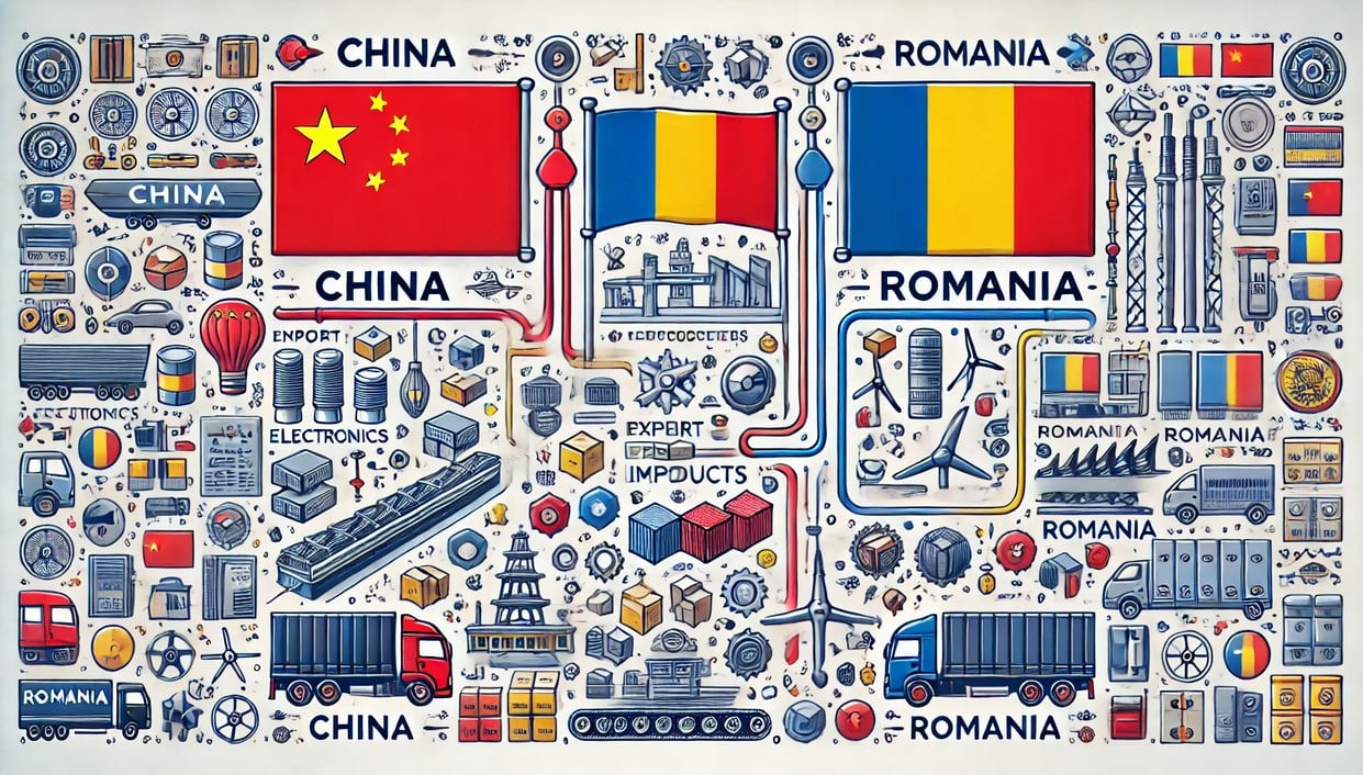 Products Imported from China to Romania