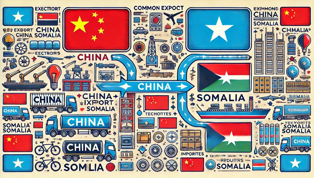Products Imported from China to Somalia