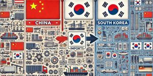 Products Imported from China to South Korea