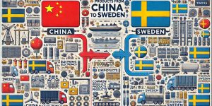 Products Imported from China to Sweden