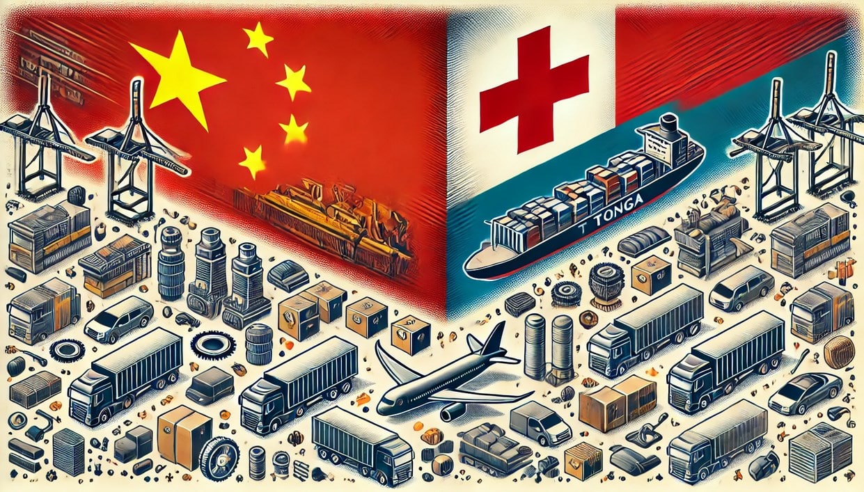 Products Imported from China to Tonga