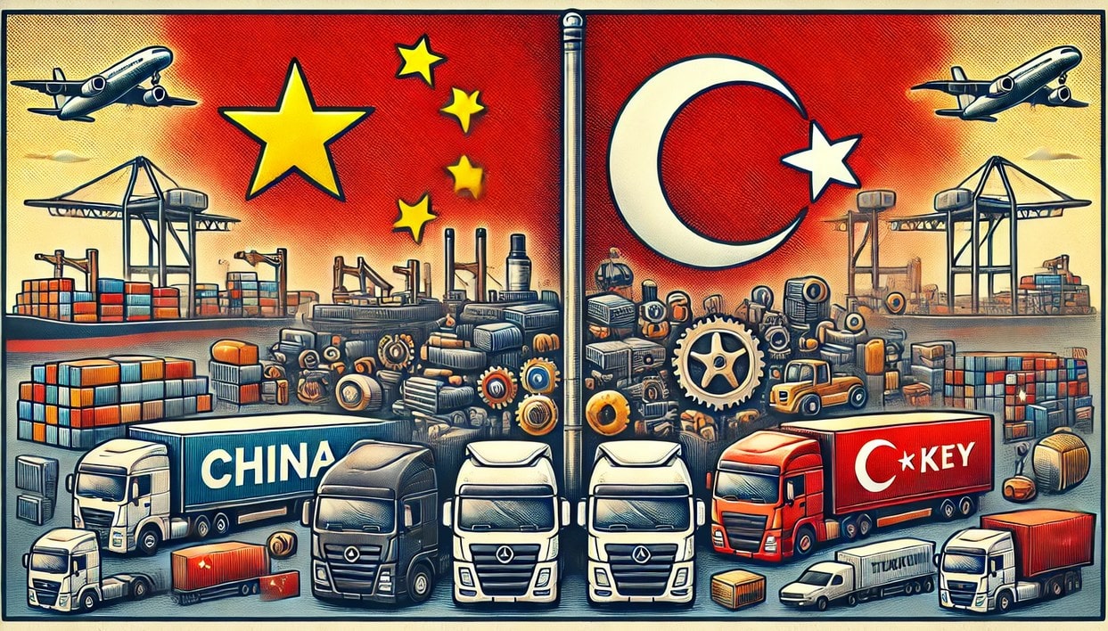 Products Imported from China to Turkey