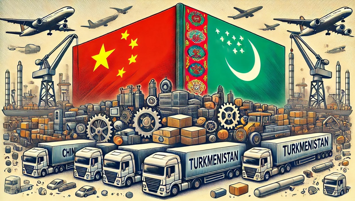 Products Imported from China to Turkmenistan