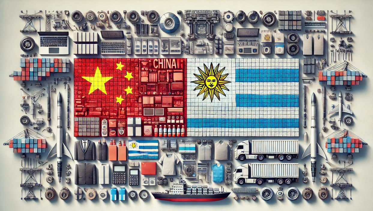 Products Imported from China to Uruguay