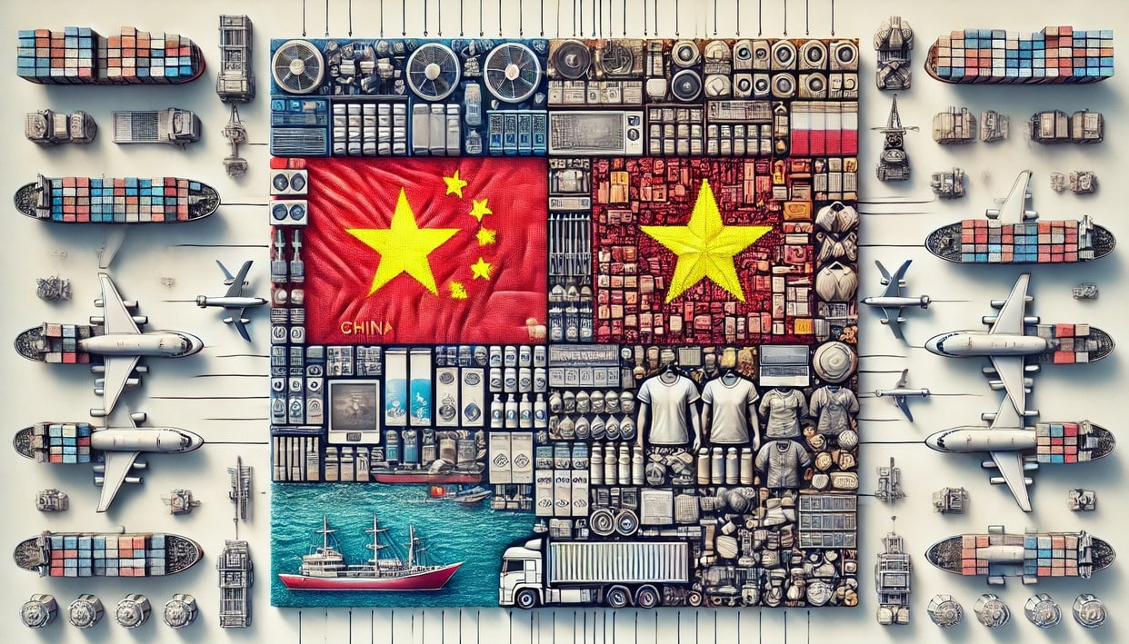 Products Imported from China to Vietnam